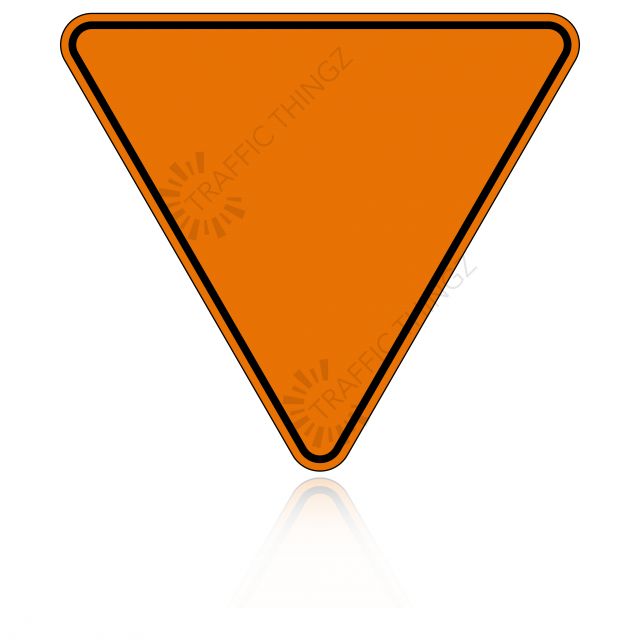 Custom Triangle Shape Sign